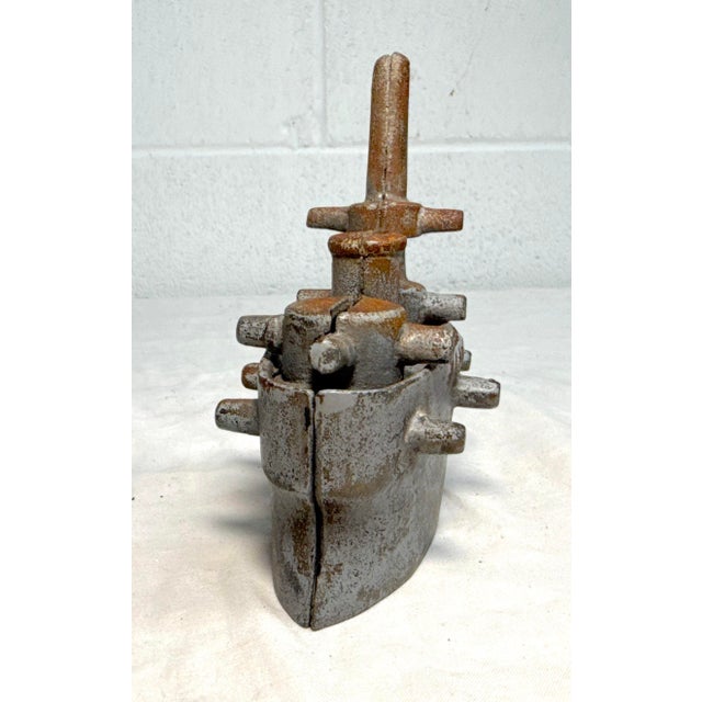 Gray Antique Cast Iron Still Bank Maine Battleship Grey Iron Casting Co 1847 - 1903 For Sale - Image 8 of 11