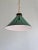 Art Deco Conical Green Opaline Pendant Light, 1920s-1930s For Sale - Image 6 of 12