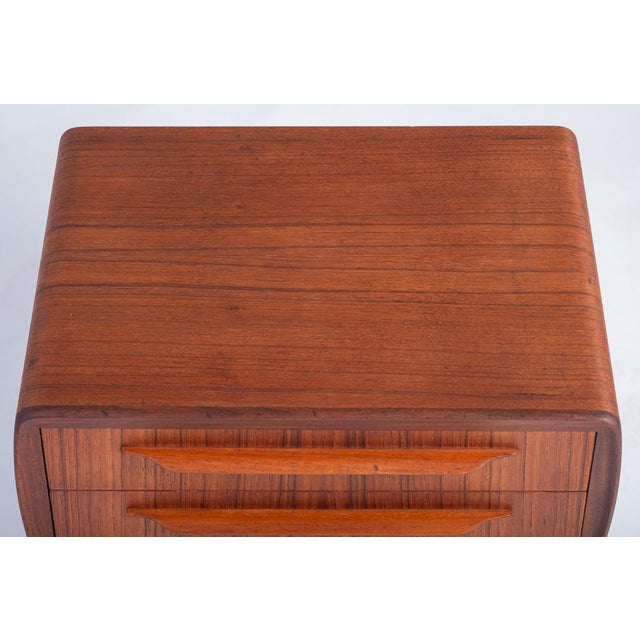 Wood Danish Nightstands by Johannes Andersen, 1960s, Set of 2 For Sale - Image 7 of 10