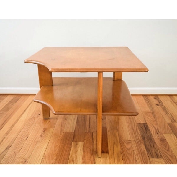 HeywoodWakefield MidCentury Corner End Table Chairish