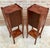 Louis XV French Walnut Bedside Tables with Marquetry, Set of 2 For Sale - Image 12 of 16