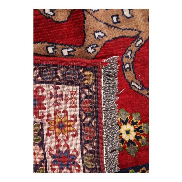 Traditional Pasargad DC Fine Hand Knotted Cheetah Rug For Sale - Image 3 of 4