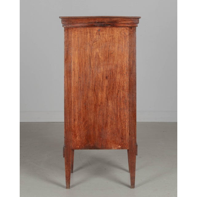 19th Century French Country Side Table With Tambour Door Circa 1850 For Sale - Image 5 of 8