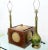 Mid-Century Modern Lava Green to Brown Glaze Onion Shape Pair of Table Lamps Mid-Century Modern For Sale - Image 3 of 13