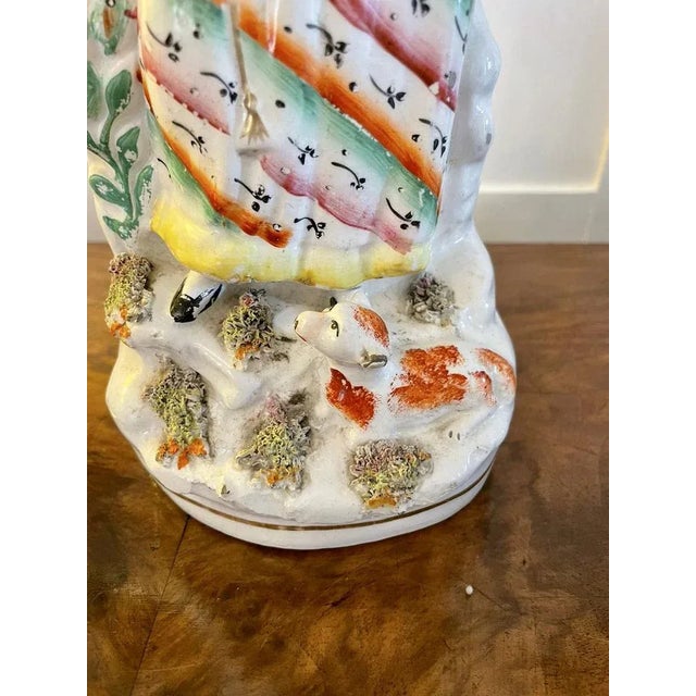 Victorian Staffordshire Flatback Figure, 1880s For Sale - Image 6 of 8