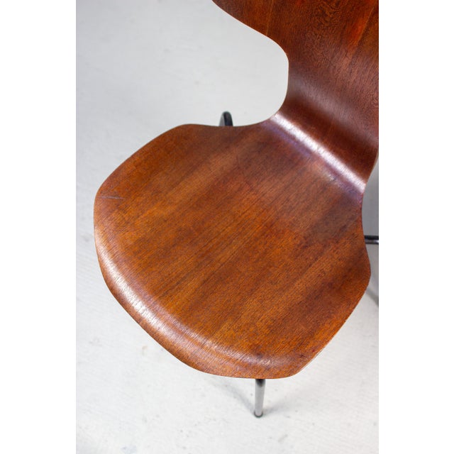 Vintage 3103 Hammer Chairs by Arne Jacobsen for Fritz Hansen, 1960s, Set of 4 For Sale - Image 15 of 18