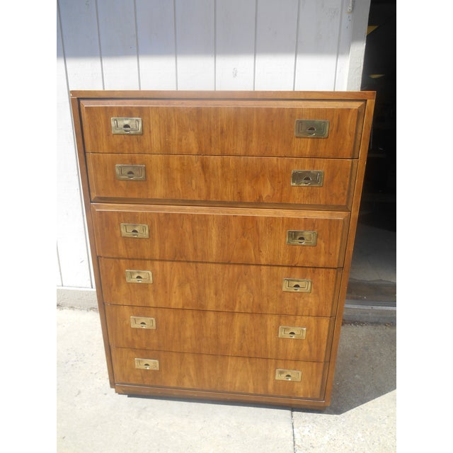 1970s Vintage Thomasville Six Drawer Gentleman S Chest Of Drawers