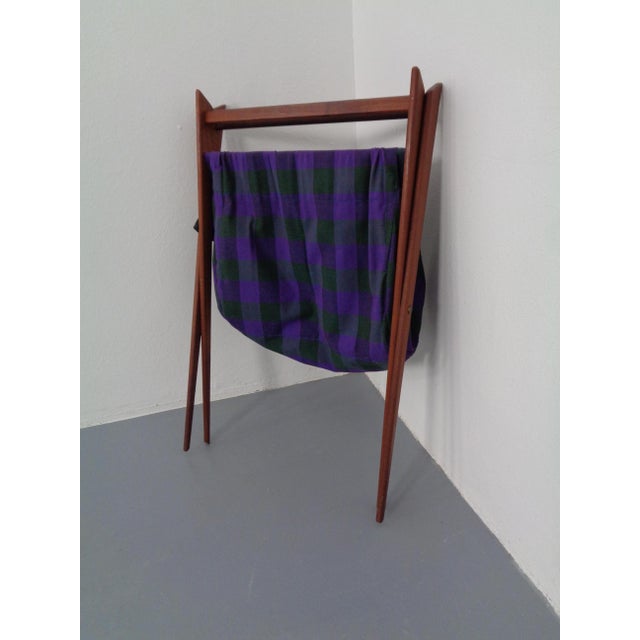 Danish Foldable Teak Magazine Rack, 1960s For Sale - Image 14 of 18