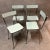 1950s Pale Green Formica Side Chairs, 1950s, Set of 4 For Sale - Image 5 of 14