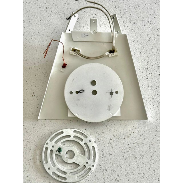 Single Murano Glass Clear & Gold Leaf Wall Sconce For Sale - Image 10 of 12