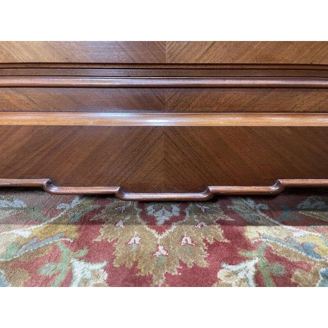 Louis Philippe Walnut Chest of Drawers For Sale - Image 5 of 9