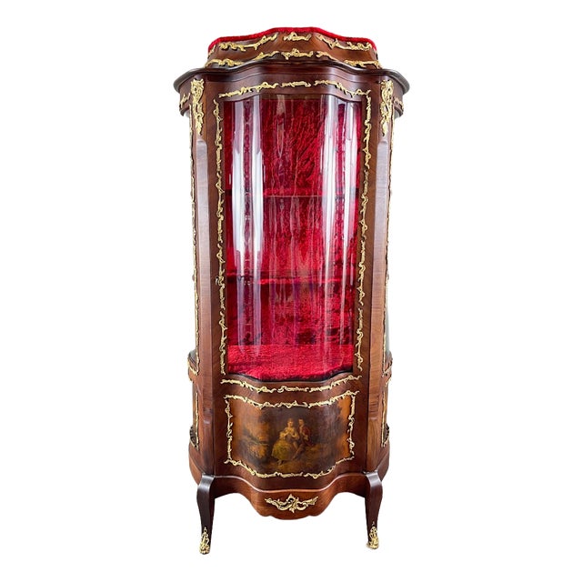 19th Century Louis XV Style Display Cabinet For Sale