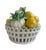 1970s Large Italian Majolica Trompe l'Oeil Tropical Fruit Basket Basket For Sale - Image 4 of 7