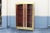 Metal French Art Deco C. 1920s Solid Brass Armoire / Wardrobe - Mirrored With Palisander & Exotic Wood Inlay For Sale - Image 7 of 13
