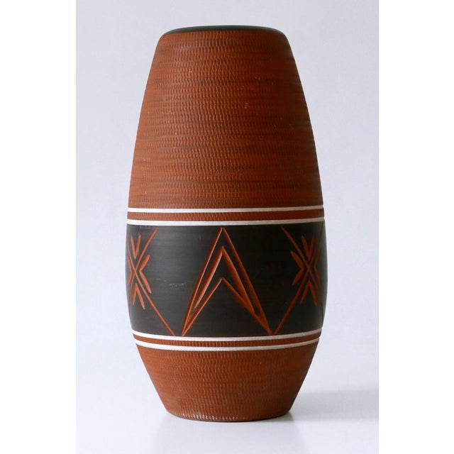 Large Mid-Century Modern Ceramic Floor Vase, Germany, 1960s For Sale - Image 4 of 18