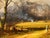 Realism Farm in the Woods at Winter in the English Countryside with Warm Brown Colours Circa 1990 For Sale - Image 3 of 15