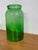 Farmhouse Large Vintage Green Glass Pickle Jar – 15" Hand-Blown Style Vessel For Sale - Image 3 of 12