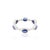 Minimal Everyday Blue Sapphire Stackable Band Ring in 14k Size 6.5 For Sale In New York - Image 6 of 10