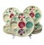 French Country 1950's French Portieux Vallerysthal Majolica "Légumes en Relief" Dinner Plates – Set of 12 For Sale - Image 3 of 6