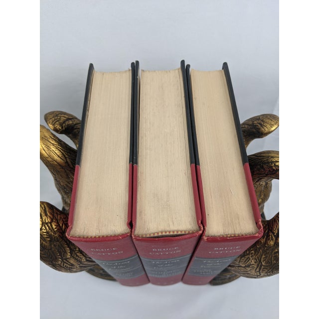 Vintage Bruce Catton Civil War Army of the Potomac Trilogy, Red & Black, Set of 3 For Sale - Image 9 of 10