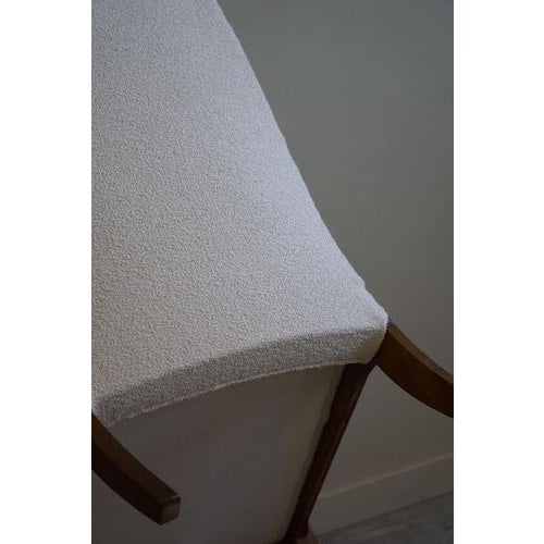 Set of Mid-Century Modern Danish Lounge Chairs in Bouclé & Beech, 1960s For Sale - Image 10 of 16