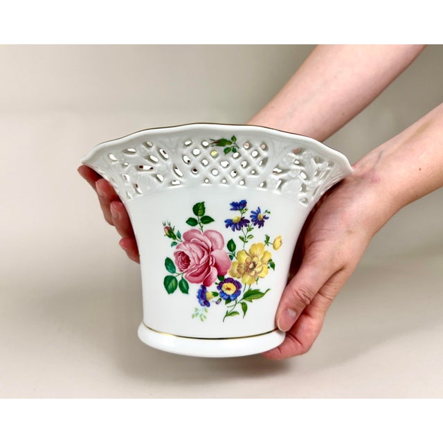 Ceramic Vintage Schumann Arzberg Tradition Porcelain Vase, Germany, 1970s For Sale - Image 7 of 7