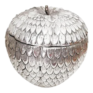 Mauro Manetti “Ghianda” Pewter Ice Bucket Mid-Century Modern, Italy 1960