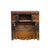 Asian Pattern Brown Black Hardware Drawers Accent Storage Cabinet For Sale - Image 9 of 13