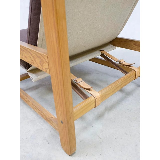 Vintage Danish Beech Lounge Set by Niels Eilersen, Set of 5 For Sale - Image 11 of 13