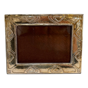 Vintage Sterling Silver 925 Picture Frame Hearts 3.5 X 5 Italian Style