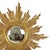 Large Sunburst Gold Leaf Sun Mirror by Deknudt, 1960s For Sale - Image 17 of 18