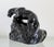 Mid-Century Modern Vintage Mid-Century Modern Black Glazed Ceramic Panther Tv Lamp Sculpture, Made in Usa, Circa 1950s For Sale - Image 3 of 11