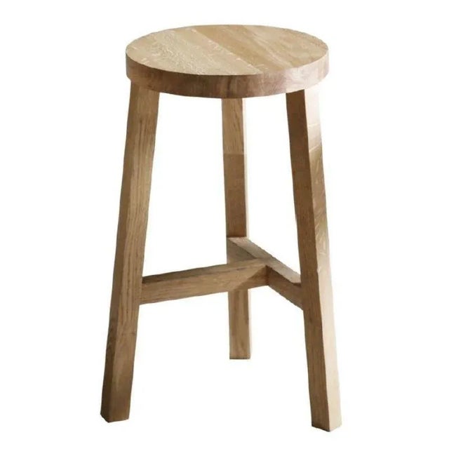 Lonna bar stool, tall & oak by made by choice (large) Dimensions: 34 x 34 x 74 cm Materials: oak Also available: ash,...
