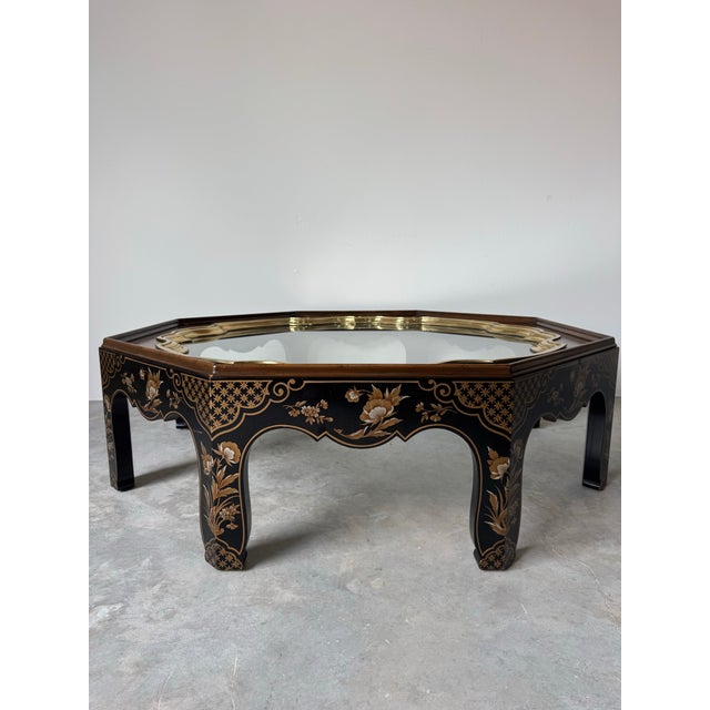 This exquisite Collector’s Edition Baker Furniture coffee table showcases the brand’s signature craftsmanship and...
