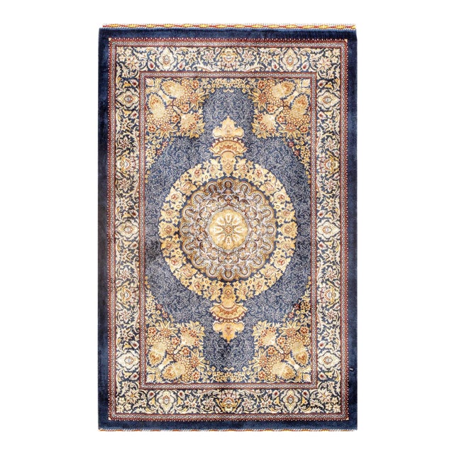 Pasargad DC Exquisite Design Paris Palace Fine Power Loom V.Silk Rug For Sale