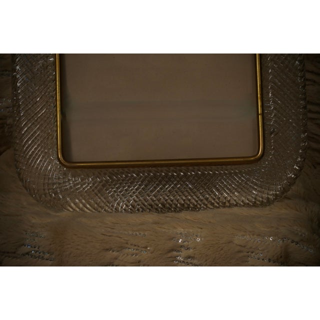Vintage Murano Transparent Picture Frame from Barovie & Toso, 2000 For Sale - Image 9 of 10