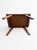 1960s Mid-Century Modern Brutalist Cognac Leather Ottoman, 1960s For Sale - Image 5 of 8