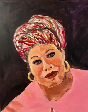 Maya Original Painting by Sandy Welch