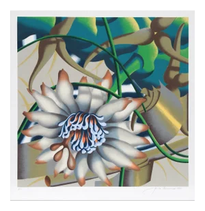 1980s Jack Brusca - Morning Flower Serigraph