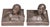 Metal Pr. Bronze Finish Clad Dante and Beatrice Bookends by Jennings Brothers C. 1930's For Sale - Image 7 of 12