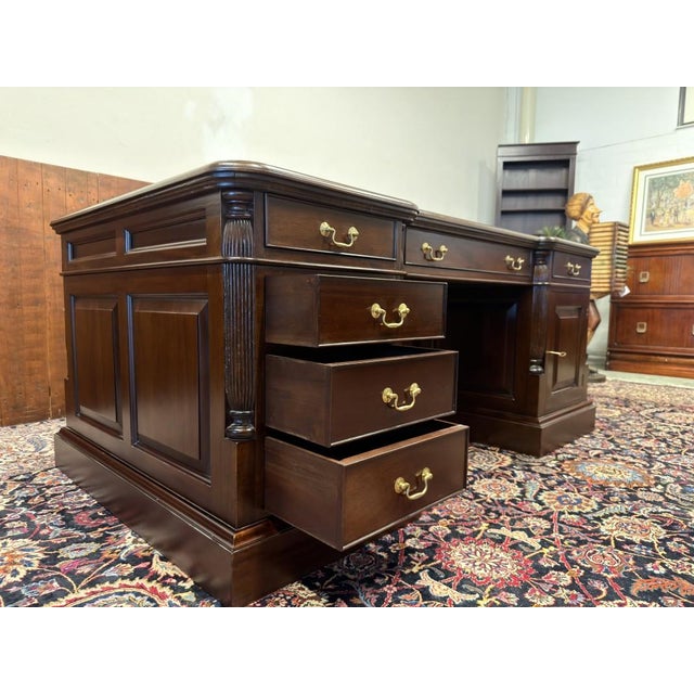 Vintage English Desk in Teak For Sale - Image 13 of 18