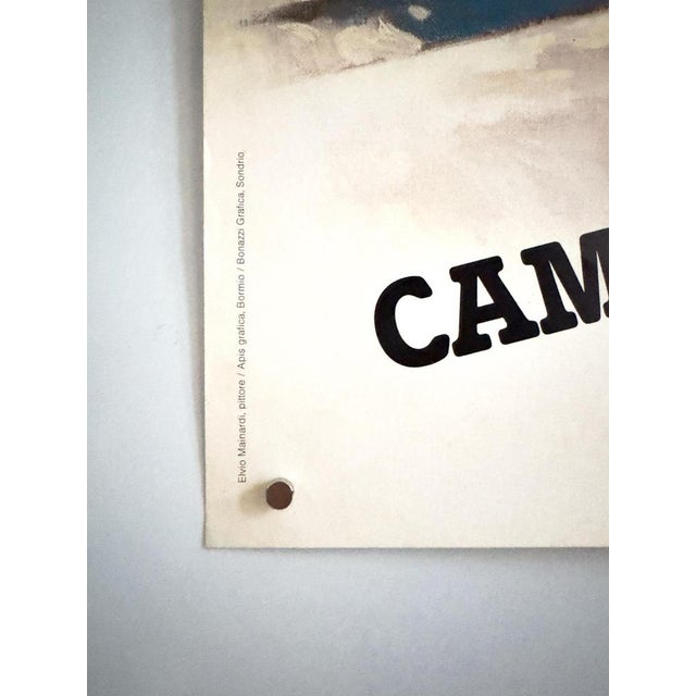 Alpine World Ski Championships Valtellina 85 Original Ski Poster by Elvio Mainardi, 1984 For Sale - Image 5 of 9