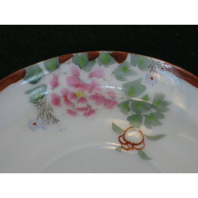 Japanese Late 19th Century Teacup Kyoto, Satsuma, Kutani Antique Hand Painted Japanese For Sale - Image 3 of 18