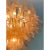 Mid-Century Modern Modern Clear and Gold Murano Glass “Petali-Selle” Chandelier, Inspired by Mazzega For Sale - Image 3 of 9