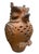 Vintage Italian-Style Terracotta Owl Garden Statue & Lantern For Sale - Image 4 of 12