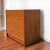 Wood 1960s Petite Danish Modern Teak Three-Drawer Dresser or Nightstand For Sale - Image 7 of 10