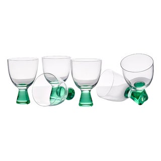 Wine Glasses by Mariana Iskra, Set of 6 For Sale