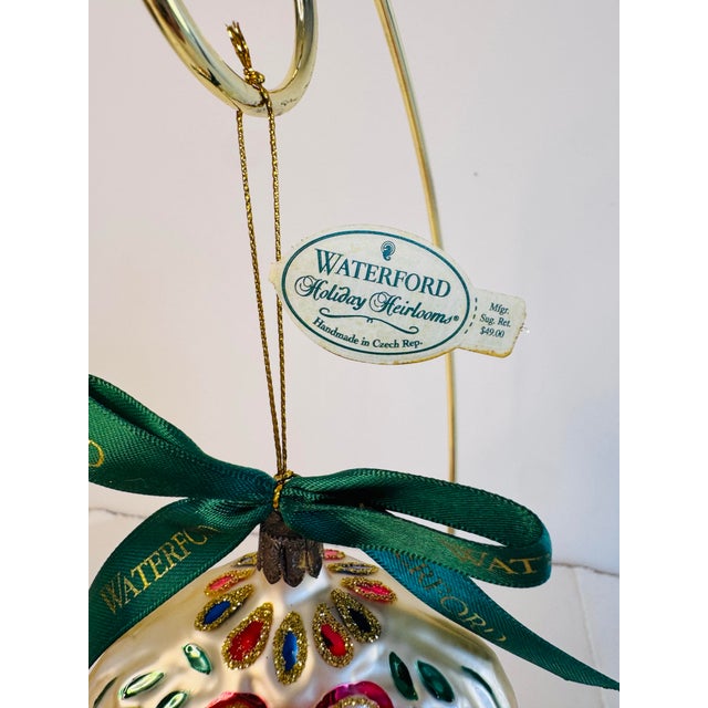 Waterford 2000 Nostalgic Collection Cherubian New Years Clock Ornament W/ Box For Sale In Boston - Image 6 of 7