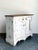 Antique White Distressed Wooden Primitive Sideboard For Sale - Image 4 of 12