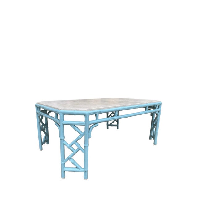 Contemporary Bamboo-Style Cocktail Tables by Century Furniture, Set of 2 For Sale - Image 3 of 3